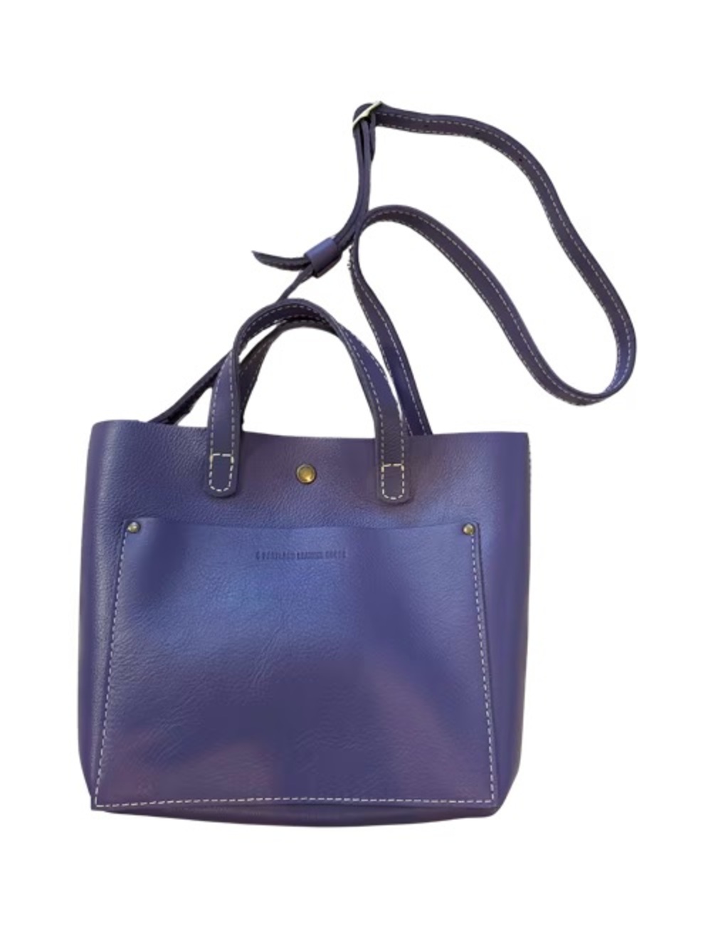 Morning Glory Portland Leather mini crossbody tote.